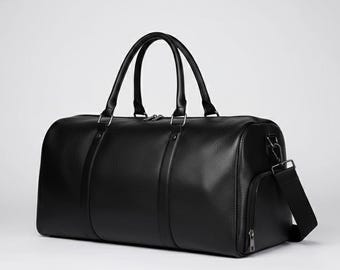 Borsa da viaggio vintage in pelle / Borsone da viaggio retrò di grande capacità