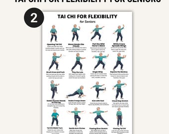 Senior Tai Chi Exercise Bundle, Balance & Flexibility Tai Chi for