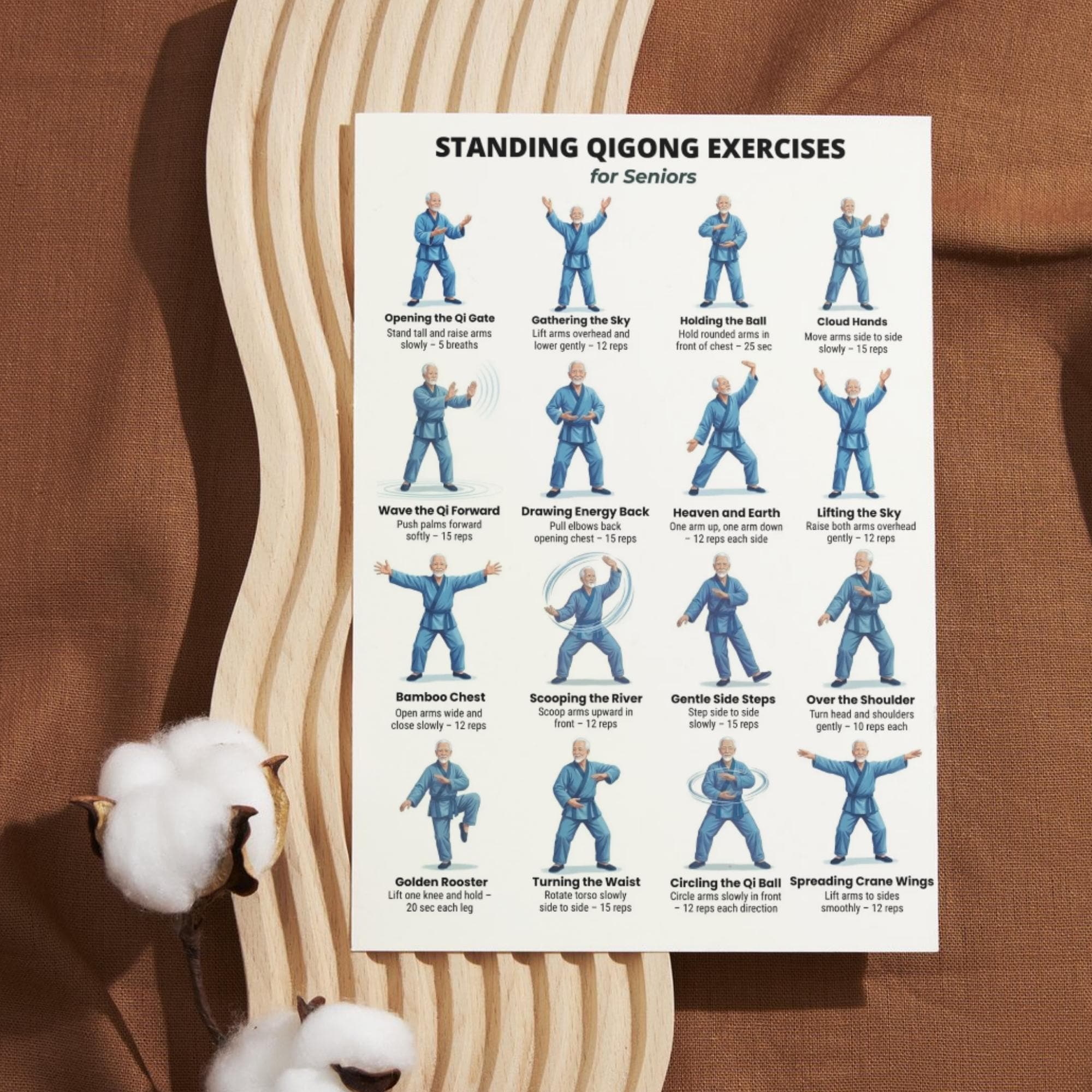 Standing Qigong Exercises For Seniors Printable Chart 16 Gentle Qigong standing-qigong-exercises-for-seniors-printable-chart-16-gentle-qigong