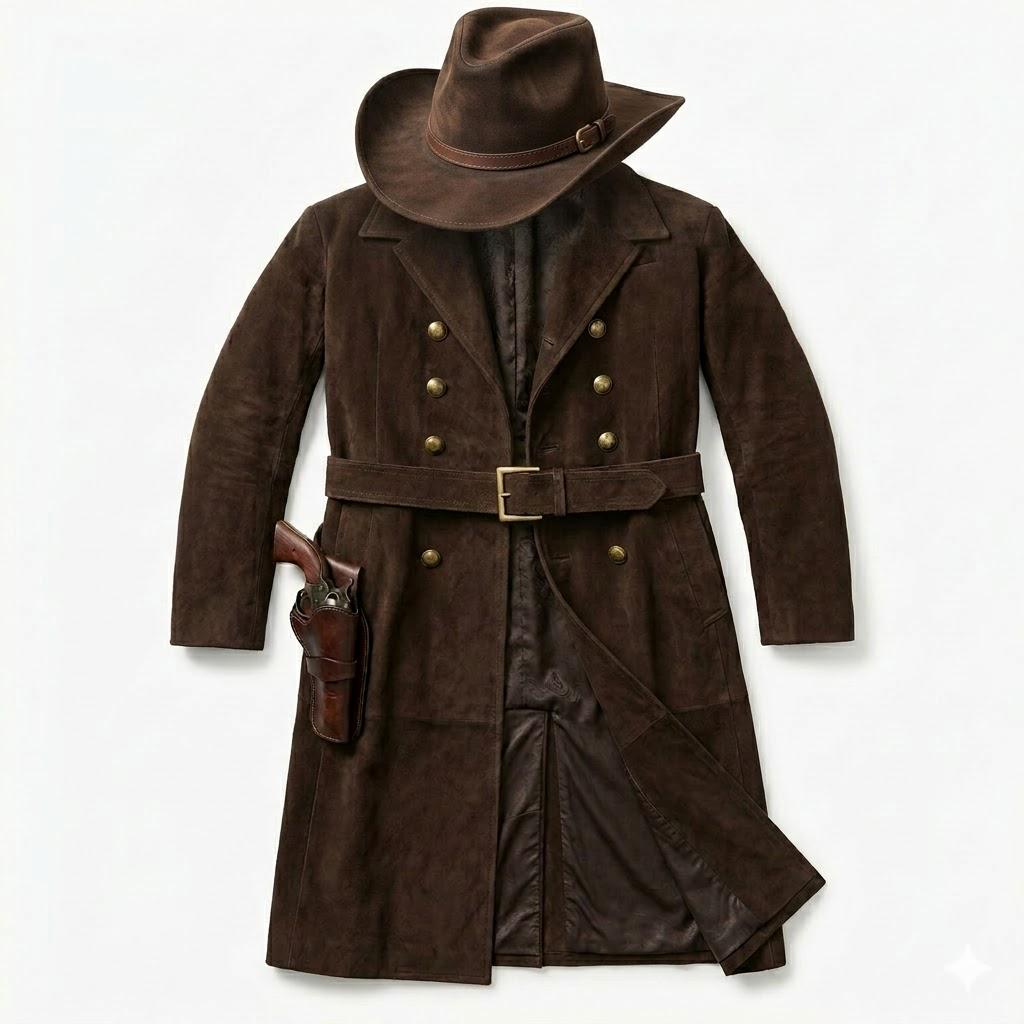 Leather Gunslinger Jacket - Etsy display picture 2