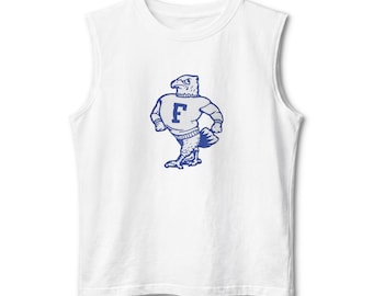 Unisex Adult Friendsville Vintage Mascot Muscle Tank Top