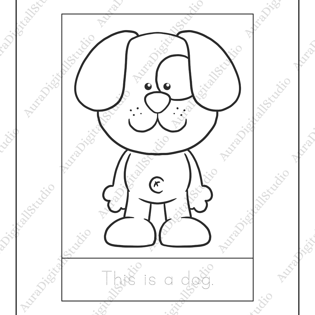 Cute Animal Coloring Pages for Kids | Printable Animal Coloring Book ...