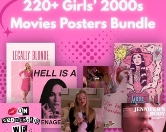 220+ Y2K-Filmposter-Bundle | Zimmerdeko der 2000er (Digitaler Download)