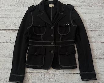Rare vintage Polo Ralph Lauren military napoleon button jacket L