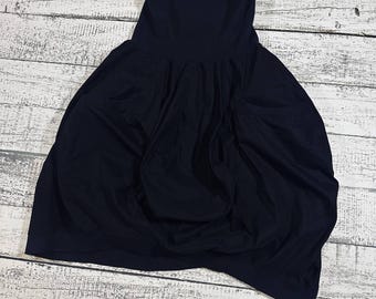 Rundholz falda avant garde black label S lino algodón elastano