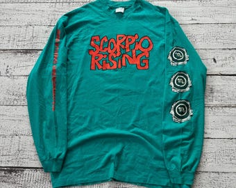 Vintage Scorpio Rising 1992 tour long sleeved shirt XL cotton