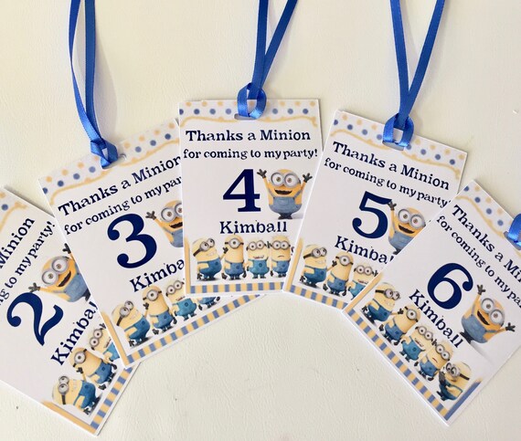 10 Mickey Mouse Clubhouse Birthday Party Favor Personalized Thank You Tags