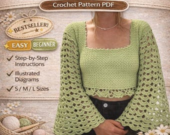 Häkelspitze Bolero Top Muster