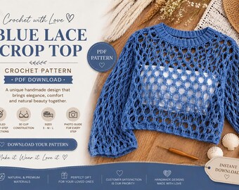 Samt Sea Crochet Pullover