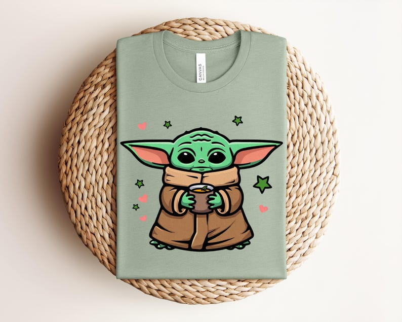 Baby Yoda Shirt, Star Wars Shirts, Disney Family Shirt, Yoda Shirt, Disneyland Tee, Grogu Star Wars Tee, Cute Mandalorian Character Shirt image 13