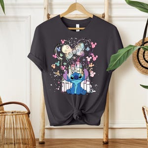Disney Stitch Shirt, Mickey Castle Tee, Dog Lover T-Shirt, Lilo and Stitch Tee, Minnie Bow Shirt, Magic Kingdom Shirt, Disneyland Shirt Bild 5