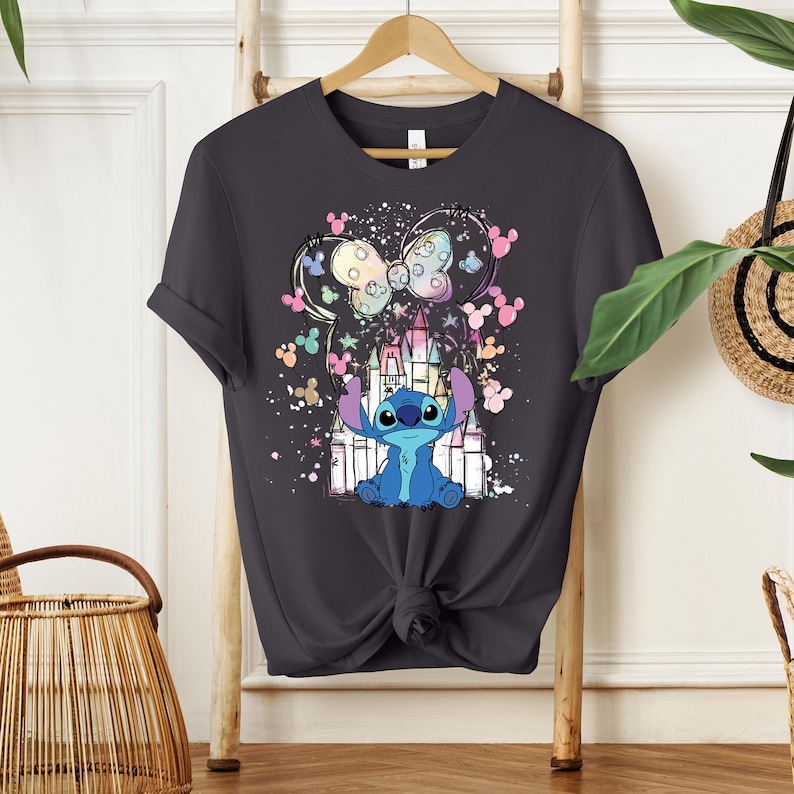 Disney Stitch Shirt, Mickey Castle Tee, Dog Lover T-Shirt, Lilo and Stitch Tee, Minnie Bow Shirt, Magic Kingdom Shirt, Disneyland Shirt Bild 5