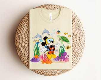 Mickey Scuba Diving Tee, Disney Mickey And Co Cruise Shirt, Mickey Cruising Shirt, Disney Vacation Tee, Disney Cruise Family Matching Tee