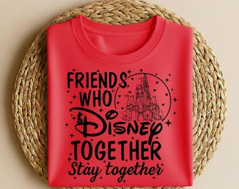 Disney Friends Trip Shirt, Disney With My Bestie, Custom Disney Shirt, Minnie Shirt, Disney Friends Shirt, Disneyland Vacation Shirt