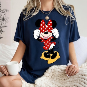 Cute Minnie Mouse Shirt, Disney Trip Shirt, Minnie Shirt,Disney Family Vacation Trip,Minnie Coquette Bow Tee,Minnie Bow Tee,Minnie Lover Tee Bild 3
