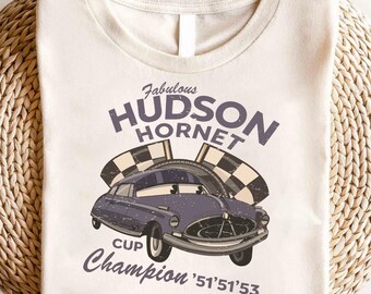 The Fabulous Hudson Hornet Cars Movie Shirts, Retro Disneyland Cars Shirts, Cars Land Shirt, Disneyworld 2026 Trip, Cars Birthday Shirt