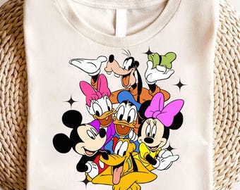 Disney Characters Shirts, Matching Disney Shirts, Mickey Friends, Disney Family Shirt, Mickey And His Friends Shirt