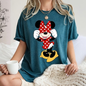 Cute Minnie Mouse Shirt, Disney Trip Shirt, Minnie Shirt,Disney Family Vacation Trip,Minnie Coquette Bow Tee,Minnie Bow Tee,Minnie Lover Tee Bild 7