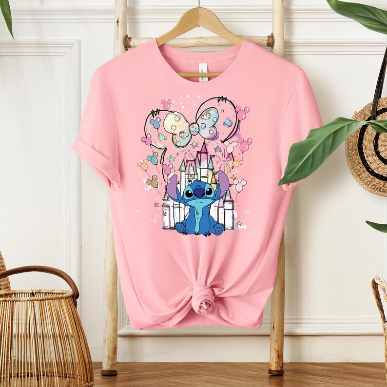 Disney Stitch Shirt, Mickey Castle Tee, Dog Lover T-Shirt, Lilo and Stitch Tee, Minnie Bow Shirt, Magic Kingdom Shirt, Disneyland Shirt Bild 2