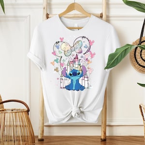 Disney Stitch Shirt, Mickey Castle Tee, Dog Lover T-Shirt, Lilo and Stitch Tee, Minnie Bow Shirt, Magic Kingdom Shirt, Disneyland Shirt Bild 1