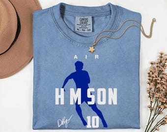 Comfort Colors® Air HeungMin 10 Soccer Player Tribute Graphic Tee, South Korea Football Star Signature Design, 2026 World Cup Unisex T-Shirt