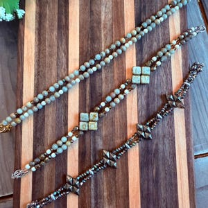 Metallic Double Strand Bracelet | Stackable Bracelets