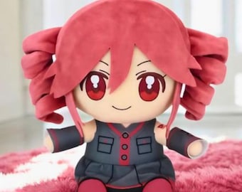 Peluche inspirado en Kasane Teto: juguete coleccionable de anime, merchandising de personajes kawaii