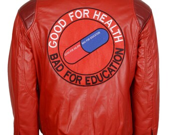 Costume de Cosplay fait main Akira Kaneda Manga hommes rouge noir veste en cuir