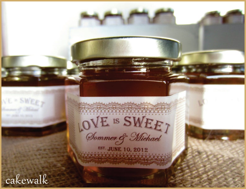 Honey Jar Favor Labels Etsy