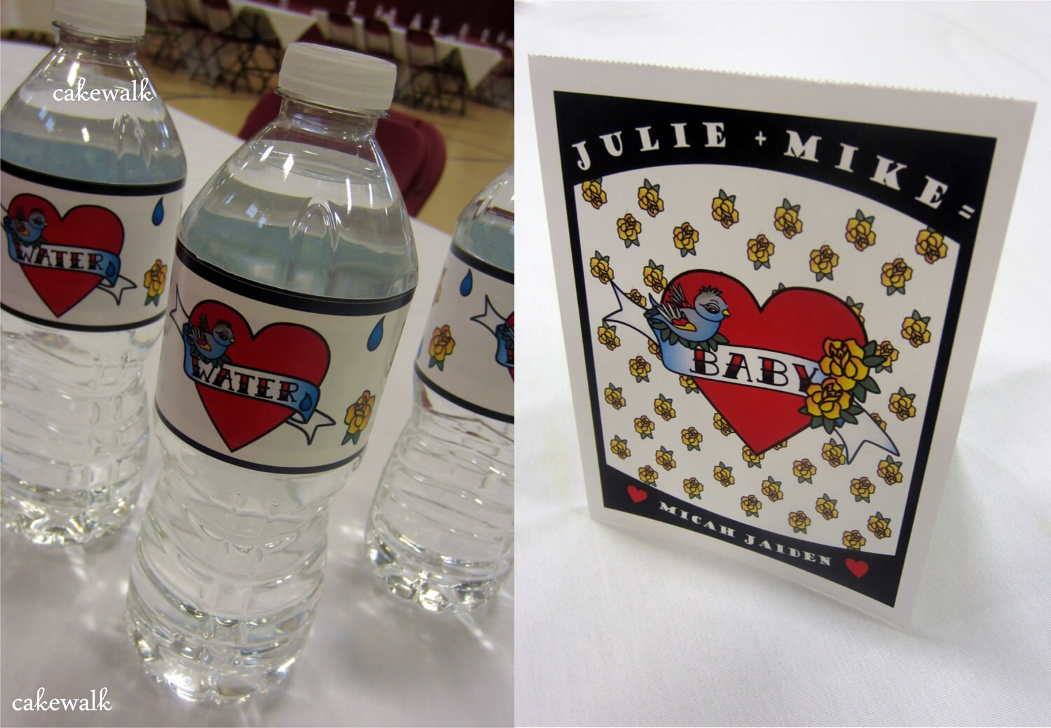 Tattoo Inspired Baby Shower by Cakewalk Etsy