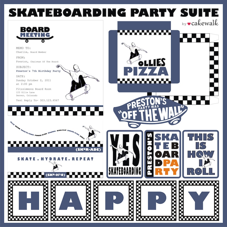 Skateboard Party Suite by Cakewalk image 5