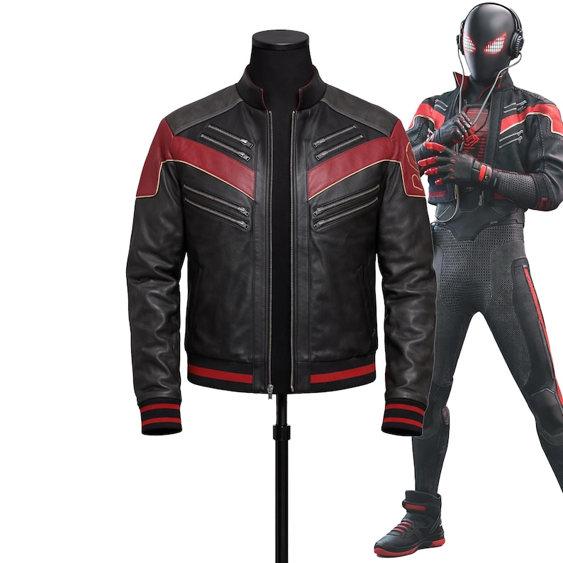 miles morales
spider hero jacket
Peter Parker jacket
spiderman jacket
spiderman cosplay
comic cosplay
mens cosplay jacket
marvel cosplay
avenger cosplay
gift for gamer
prawler cosplay
brand new day
Tom Holland cosplay
