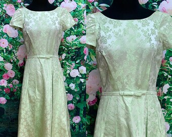 pale green occasion dress