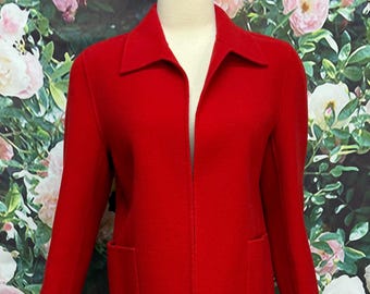 70s Pendleton Red Merino Wool Jacket