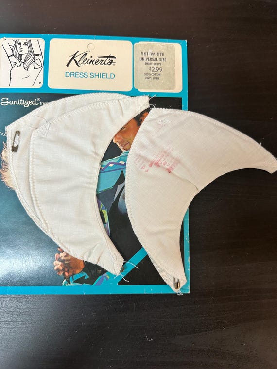 Vintage Kleinert's Dress Shield White Pair Sew In - Etsy