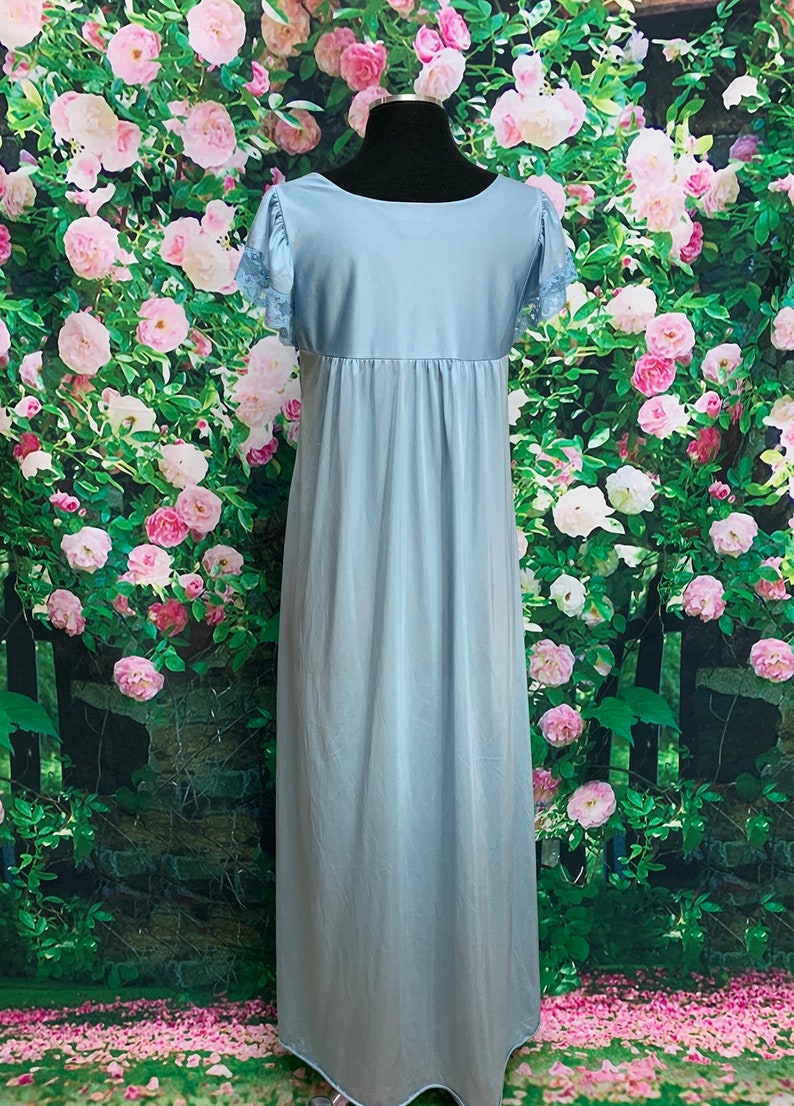 70s Lily of France Blue Nightgown Rosa Puleo Szule