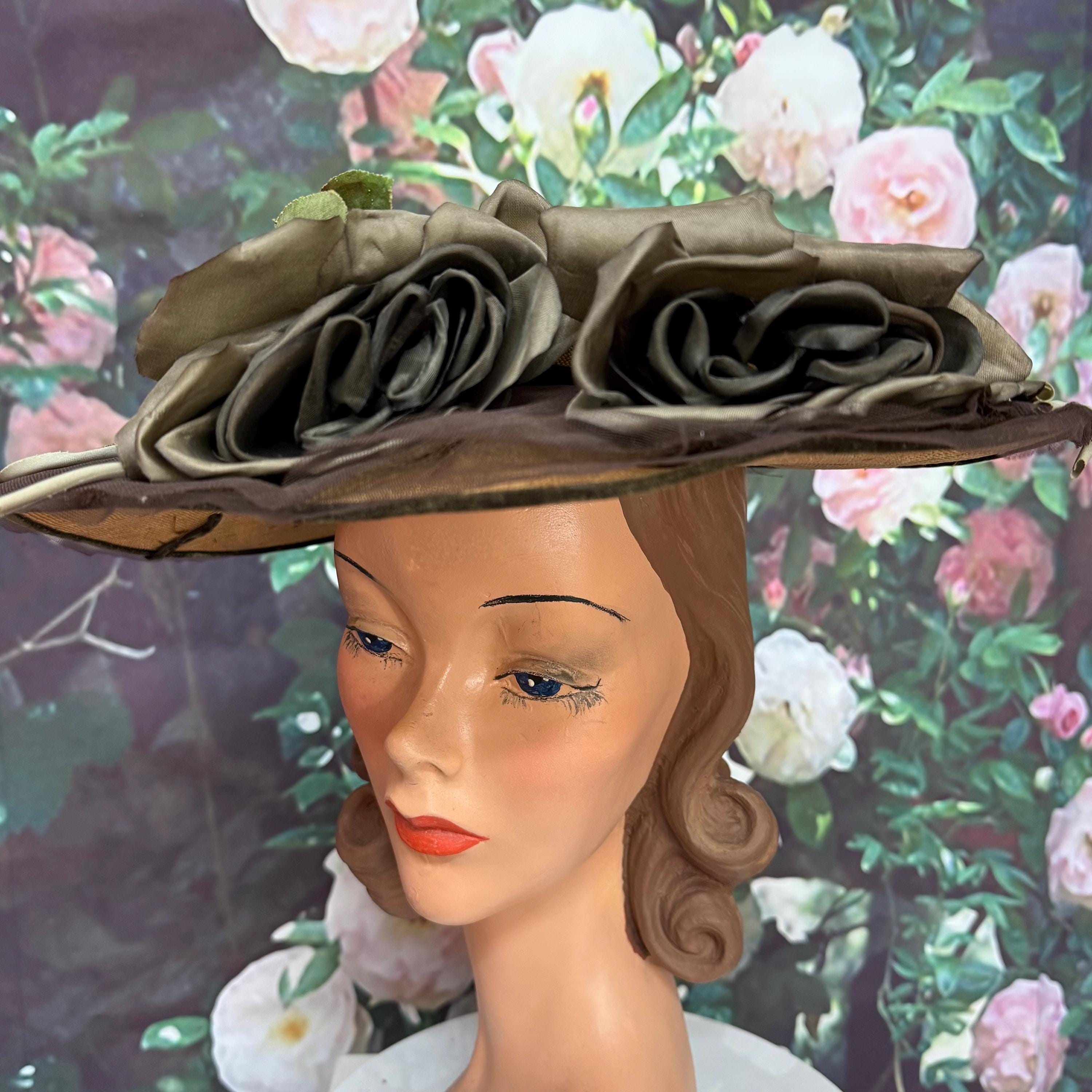 1940s Wide Brimmed Hat - Etsy display picture 2