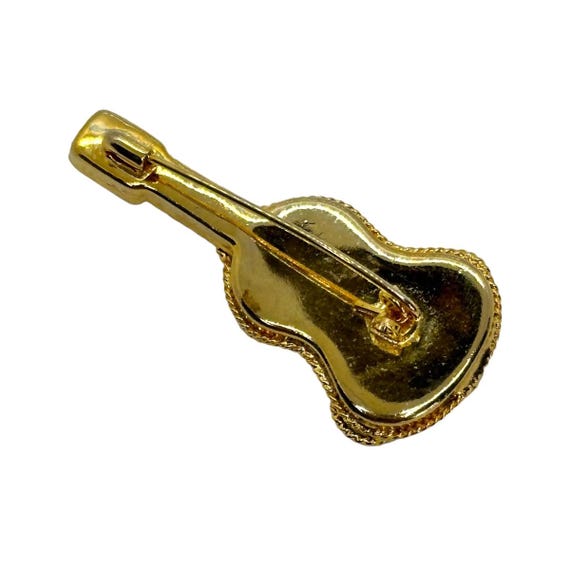 Broche Vintage Micro-mosaïque Mandoline – Argenté – Bijou Ancien