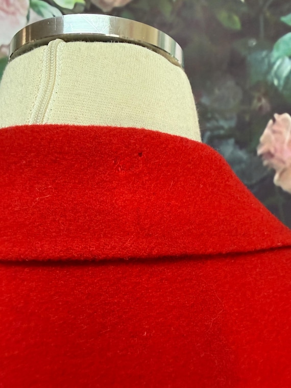70s Pendleton Red Merino Wool Jacket - image 7