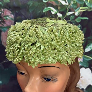 Lime Pillbox Hat - Etsy display picture 2