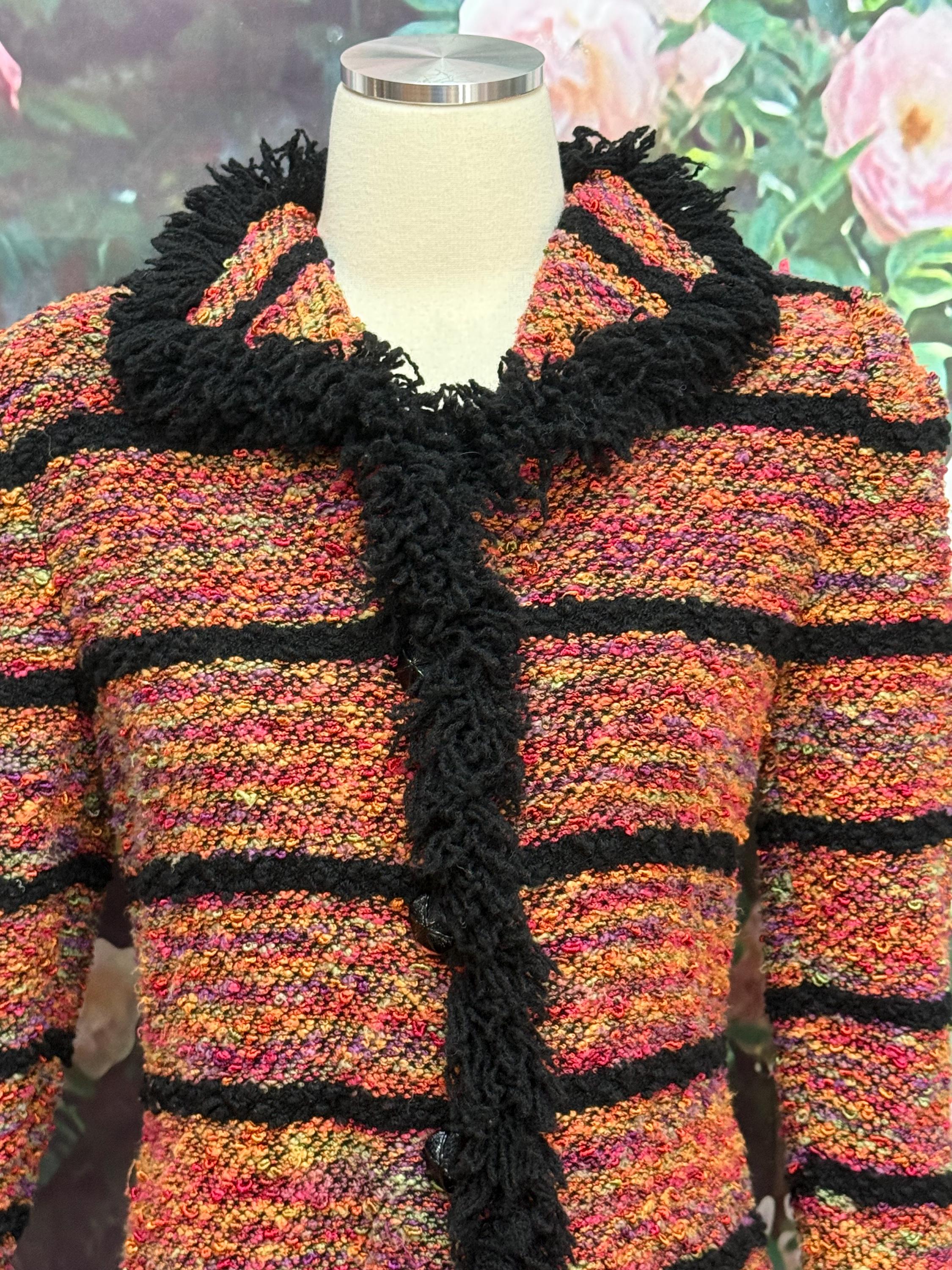 90s Margot Green Rust Knit Tweed Coat Jacket - Etsy