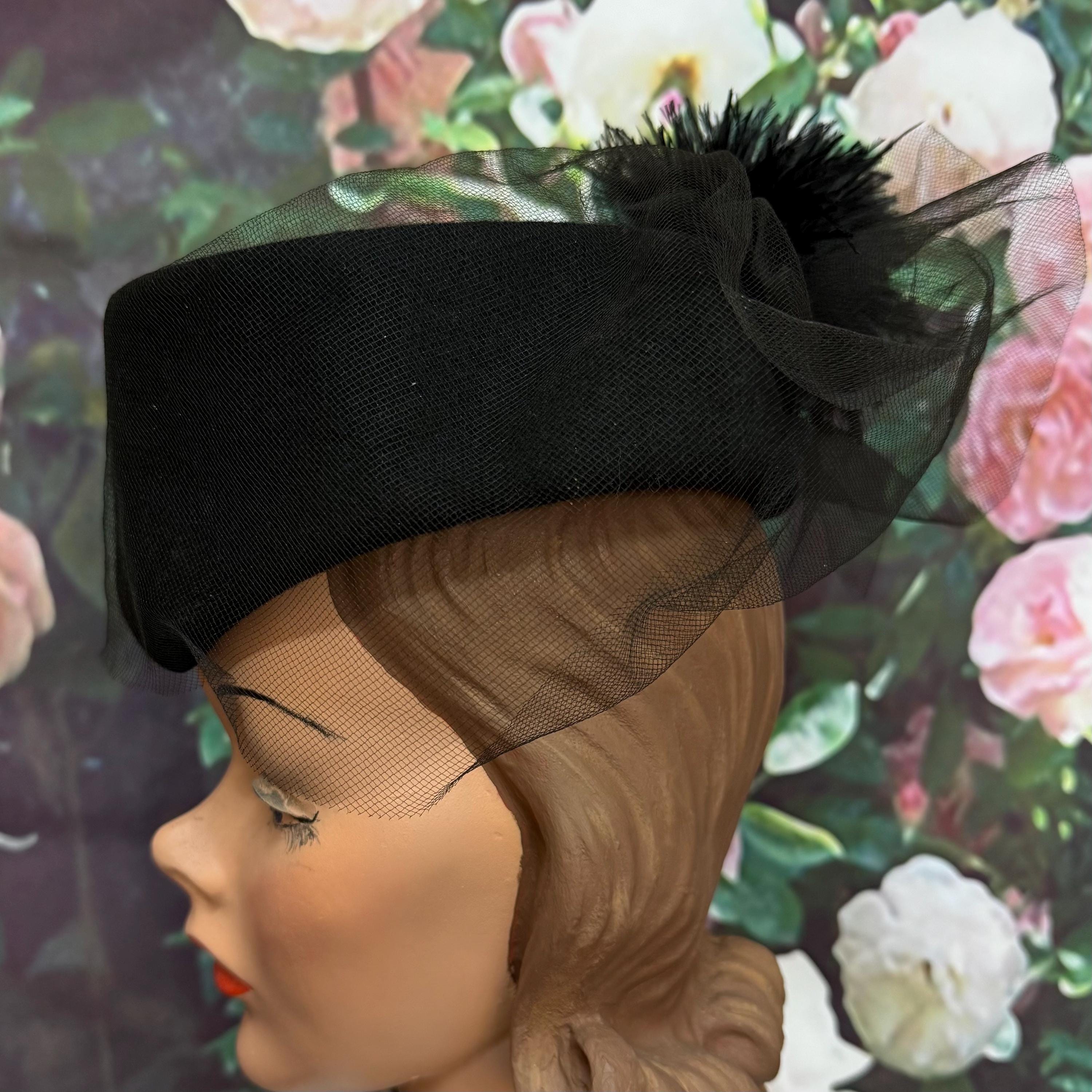 Betmar Elegant Black Women\'s Hat made in France ?? Betmar Black Polyester Hats for Women for sale | eBay main image 2