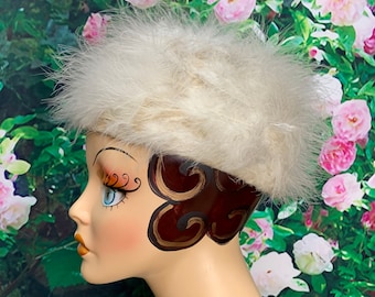 Chic Vintage Hat, Iridescent Pheasant Feathers - Etsy display picture 2