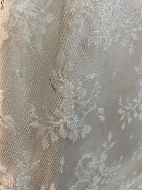 70s Scott McClintock White Lace Maxi Dress Victor… - image 10