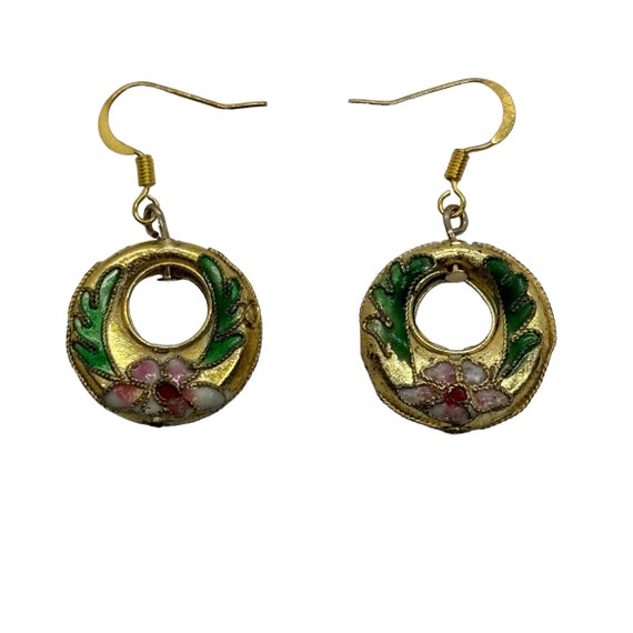 Boucle d’oreille vintage à clip tête de Lion dorée (D'occasion) à