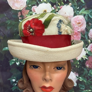Red Breton Cap - Etsy display picture 1