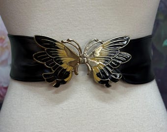 Vintage Lucite Cabochon Statement Festival Boho 50\'s 60\'s Chain Belt Vintage Black Lucite Cabochon Belt - Etsy main image 2
