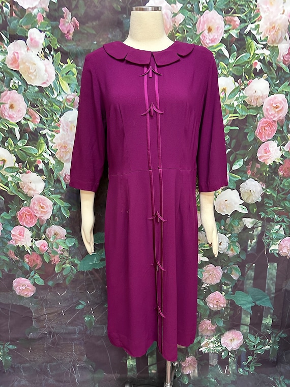 sears purple dress Last up for tonight is one of the prettiest vintage dresses I think I've  ever found  It's a 70s era Hawaiian style maxi dress by Sears. Made from  100% rayon. The