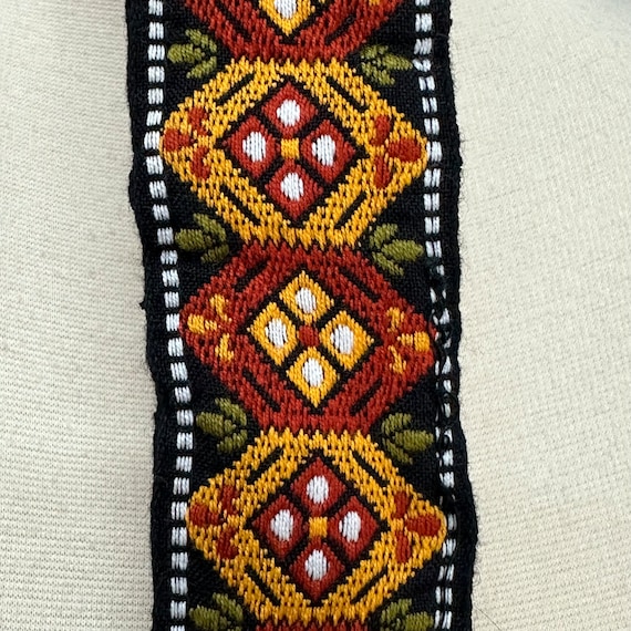 70s Kim Craftsmen Woven Tapestry Belt Groovy - image 6