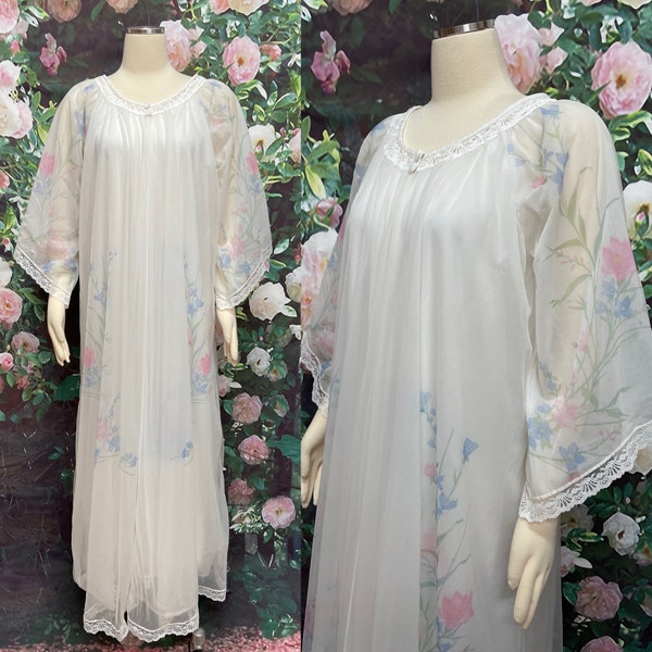 Chiffon Peignoir - Etsy